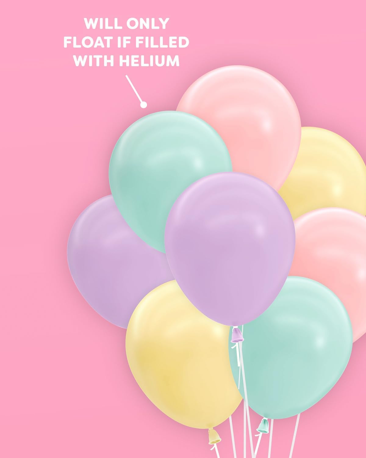 XO Fetti Pastel Birthday Balloon Set 24pk 12 Inch