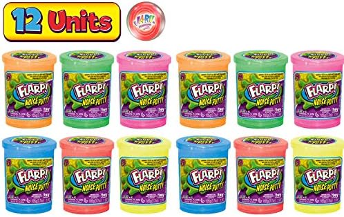 JA-RU Flarp Noise Putty 12 Pack with Bouncy Ball