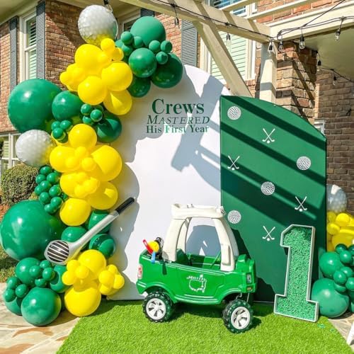 Hole In One Balloon Arch Golf Themed Decor
