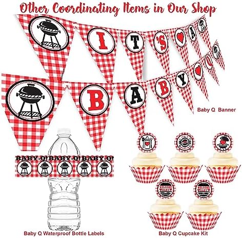 I Do BBQ Banner with Heart and BBQ Decor