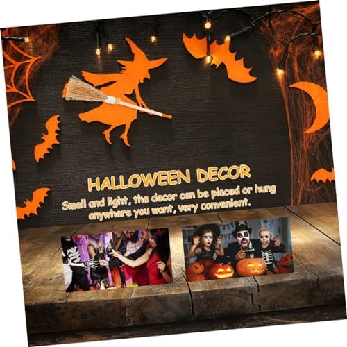 ABOOFAN 12Pcs Miniature Witch Brooms Halloween Decor