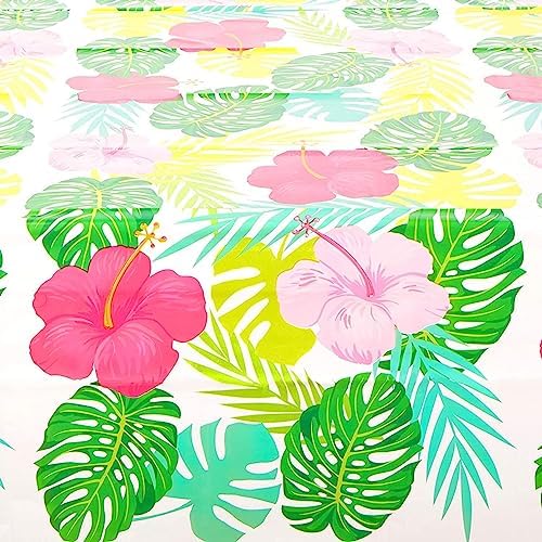 Sparkle and Bash 3 Pack Tropical Tablecloths 54x108 Inch