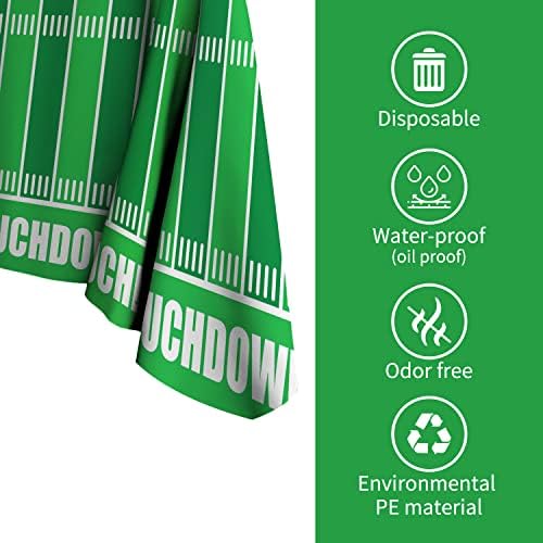Gatherfun Football Party Tablecloth 54 X 108 Inch 3 Pack