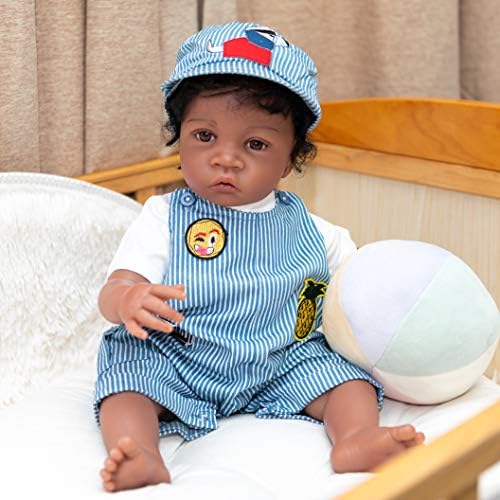 Angelbaby 24 Inch Black Reborn Toddler Boy Doll