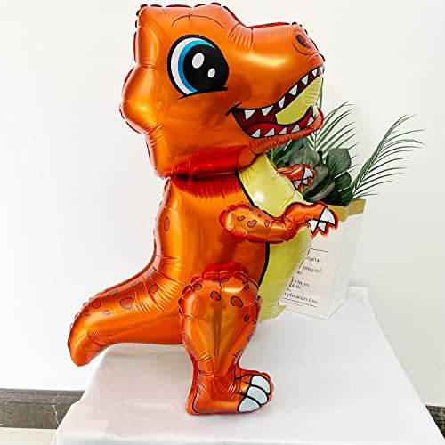 Giant 3D Dinosaur Balloons for Birthday Decorations 4 Pack