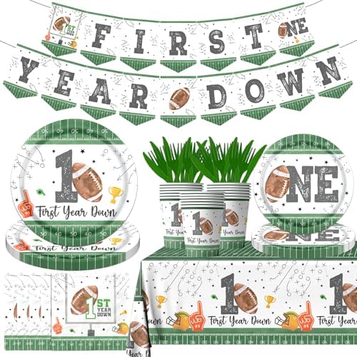 142Pcs Football Birthday Party Decorations Set