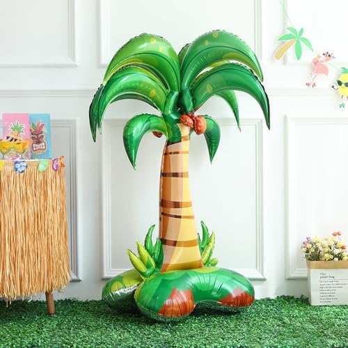 12Pcs Summer Tropical Balloon Decor Kit