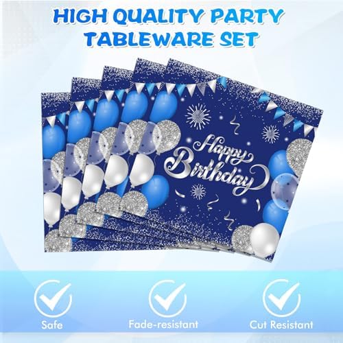 16th Birthday Decorations Plates Set for Boys and Girls