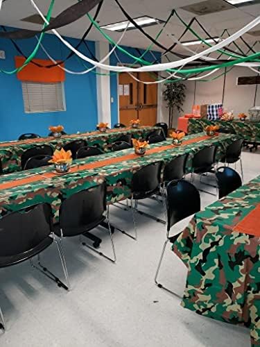 Oojami Camouflage Tablecloths Set of 4 54x108 Inches