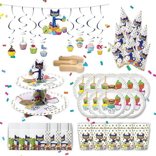 Mighty Mojo Pete The Cat Party In A Box Kit - 102 Pieces