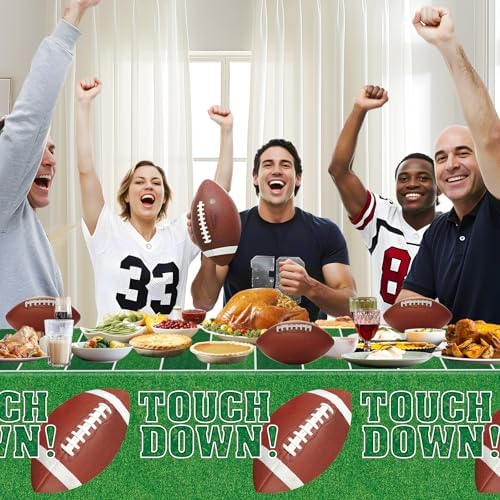 Football Party Decorations 2 Pack Tablecloth