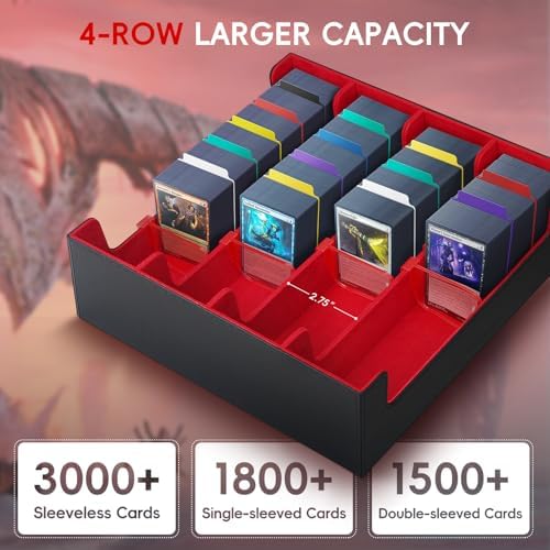 Trading Card Storage Box With 3000 Capacity