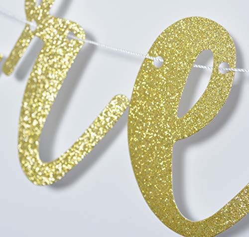 Gold Glitter Future Mr Mrs Banner