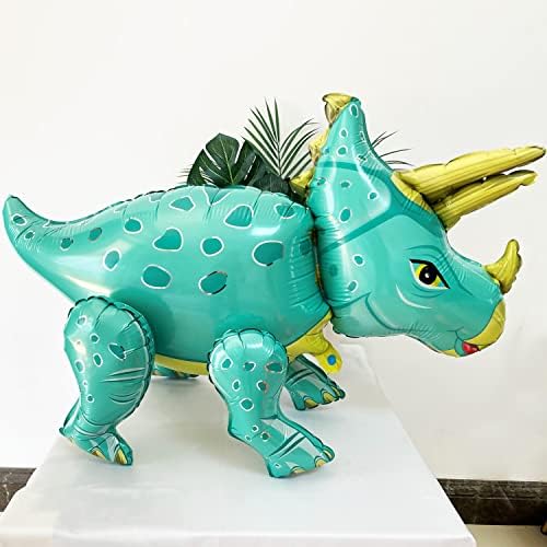 Giant 3D Dinosaur Balloons for Birthday Decorations 4 Pack