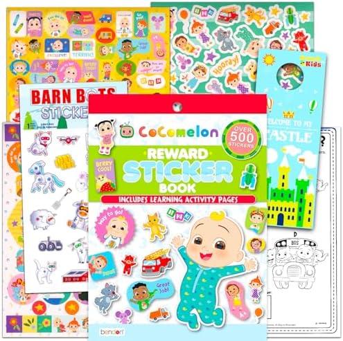 Cocomelon Potty Training Sticker Book for Toddlers