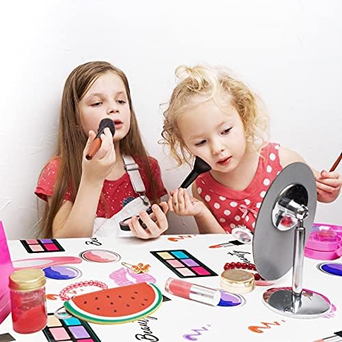 PHOGARY 4 Pack Spa Makeup Table Covers for Parties
