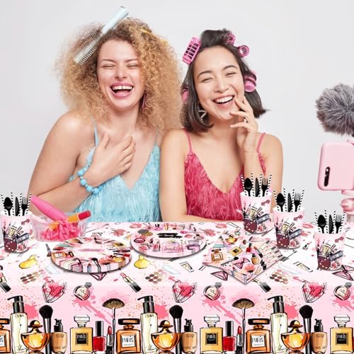 Adirasenotek 3Pcs Spa Makeup Party Tablecovers