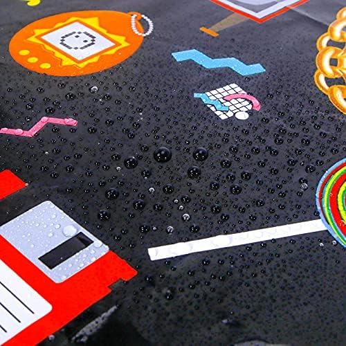 Lcoor 3-Piece 80s Style Tablecloths Set
