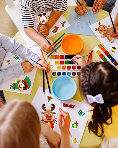 42 Sheets Christmas Stickers for Kids DIY Crafts