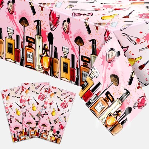 Adirasenotek 3Pcs Spa Makeup Party Tablecovers