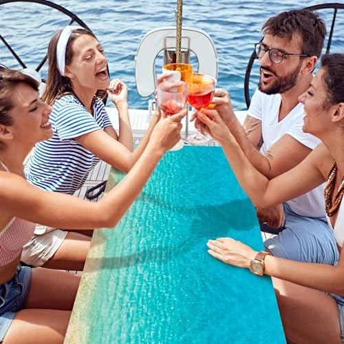 Summer Beach Tablecloth Roll with Cutter Box 100ft x 54in