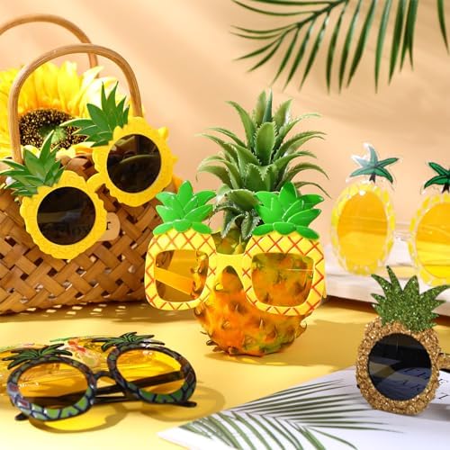 Kanayu 24 Pair Pineapple Party Sunglasses
