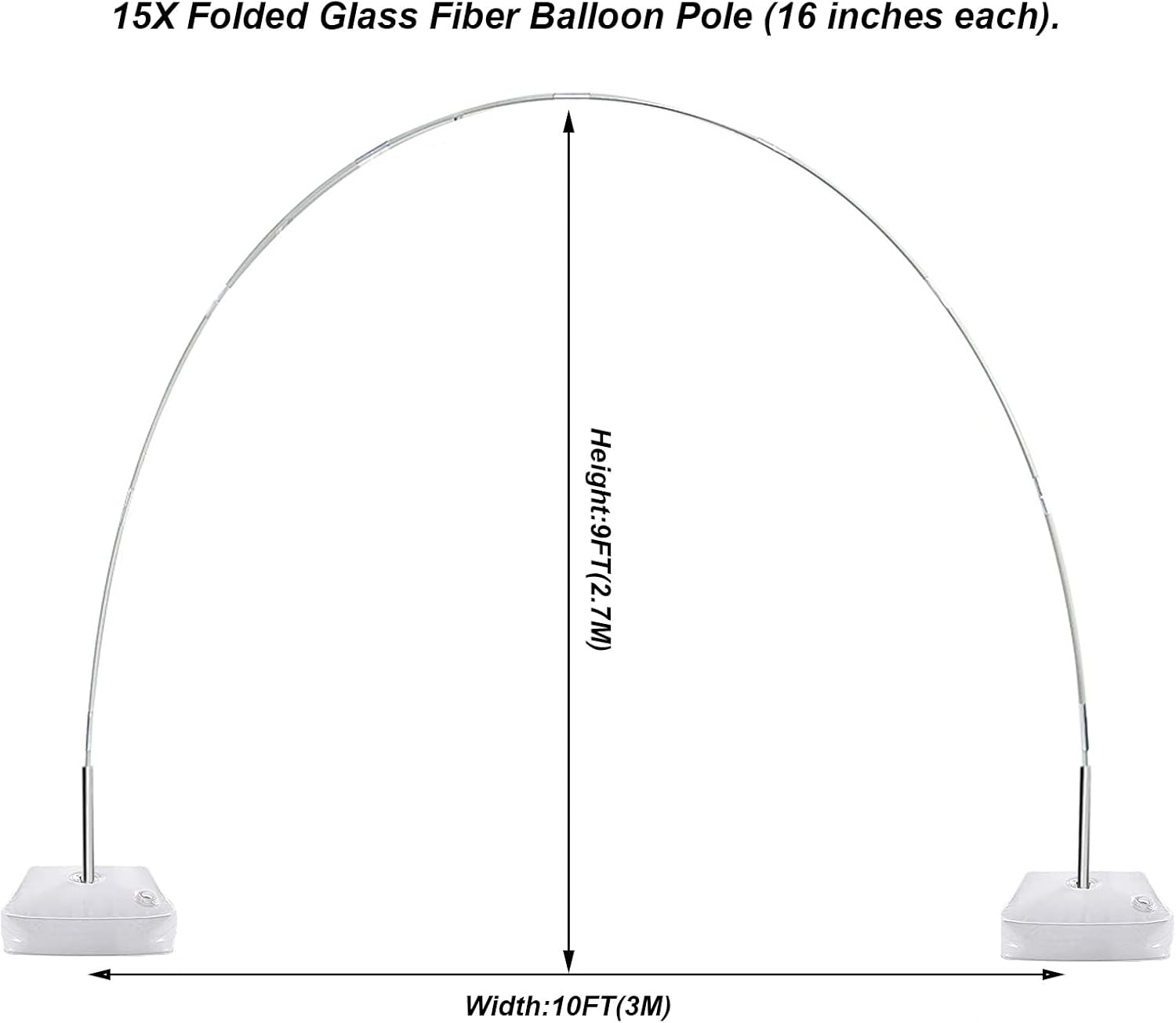 LANGXUN 20ft Balloon Arch Kit for Parties