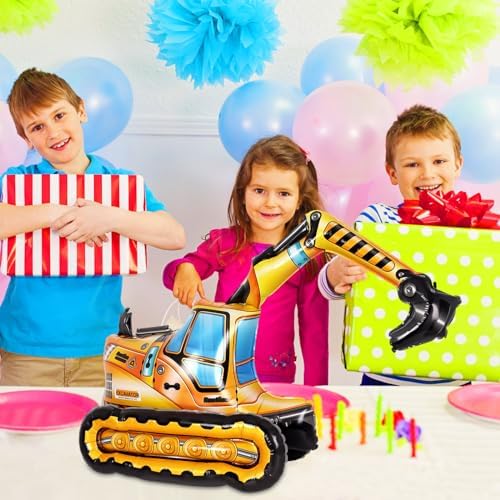 Self Standing 4D Foil Excavator Balloon for Kids