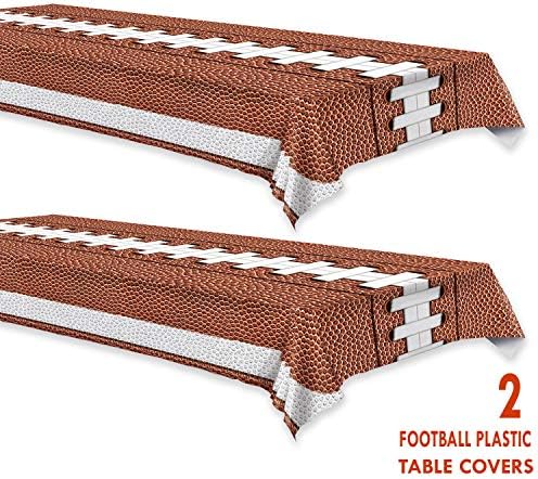 Football Party Supplies 54x108 Table Cover 2 Pack