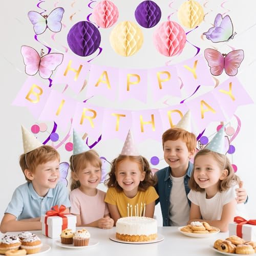 KAWKALSH Birthday Decorations Set