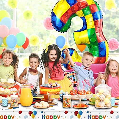 32 Inch Block Number 7 Balloons for 7th Birthday Party