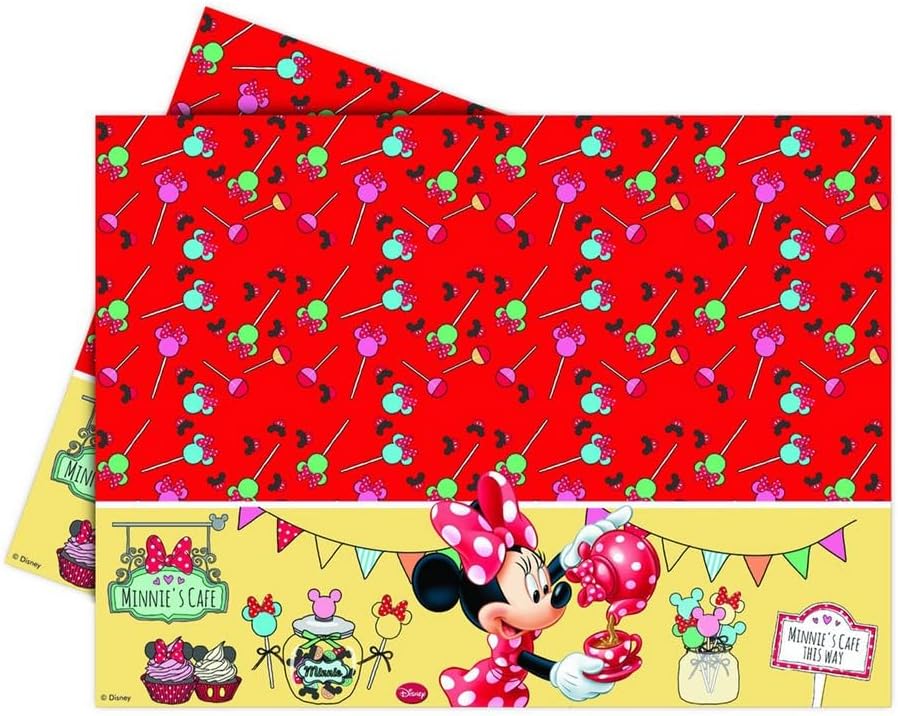 Unique Party 71817 Disney Minnie Mouse Tablecloth 18m x 12m