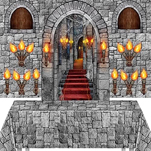 Tallew Medieval Party Decor Pack 13pcs Castle Theme