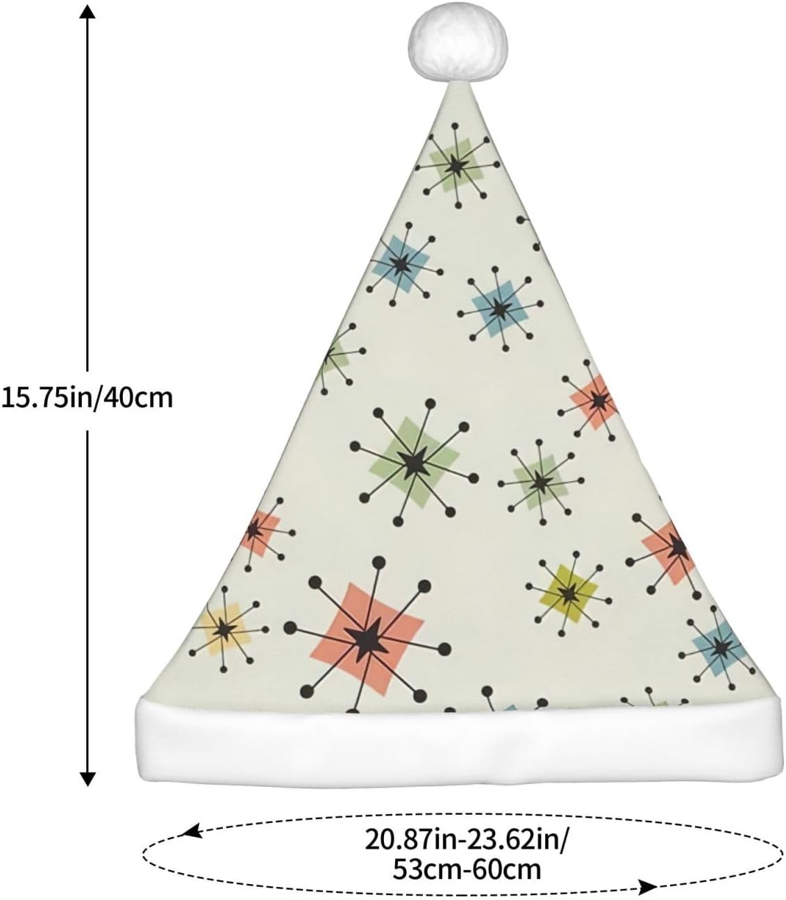 QINZHENG Abstract Geometric Santa Hat
