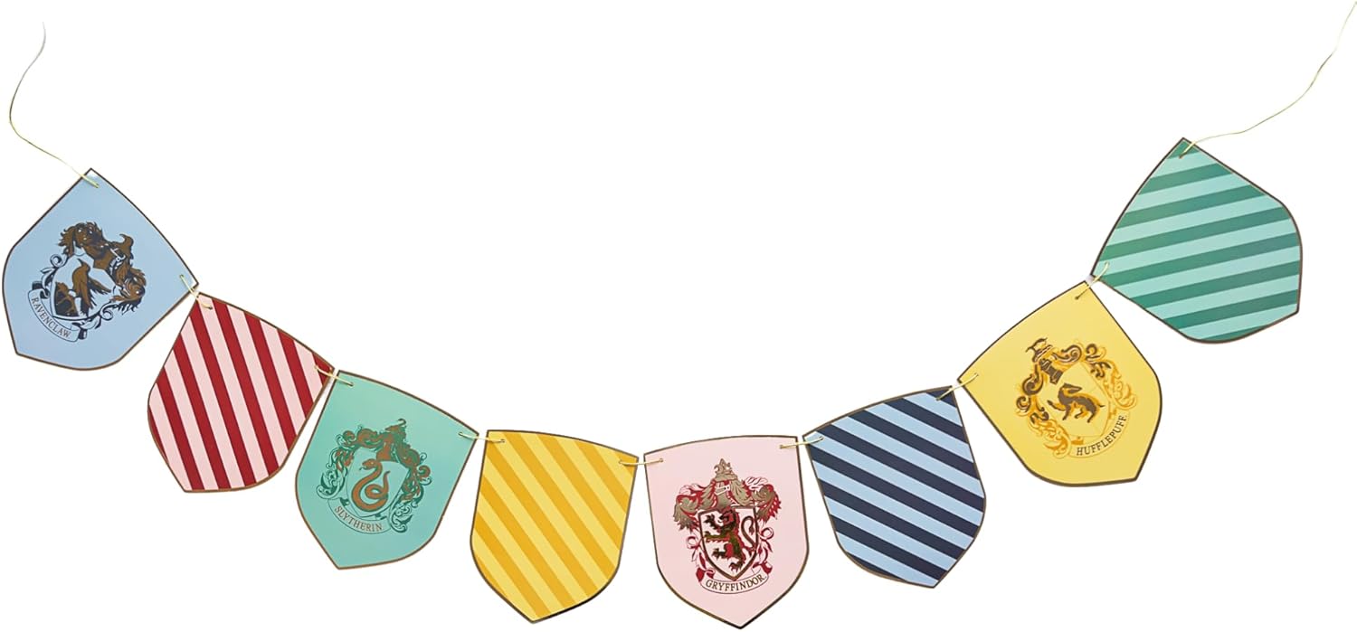 Harry Potter House Banner - 12x6 Multicolor