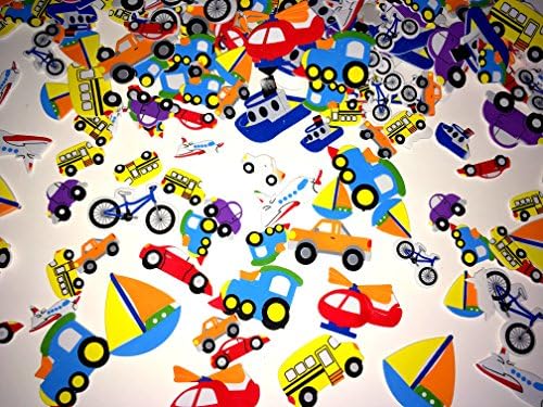 Playscene Transportation Self Adhesive Stickers 500 Piece Pack