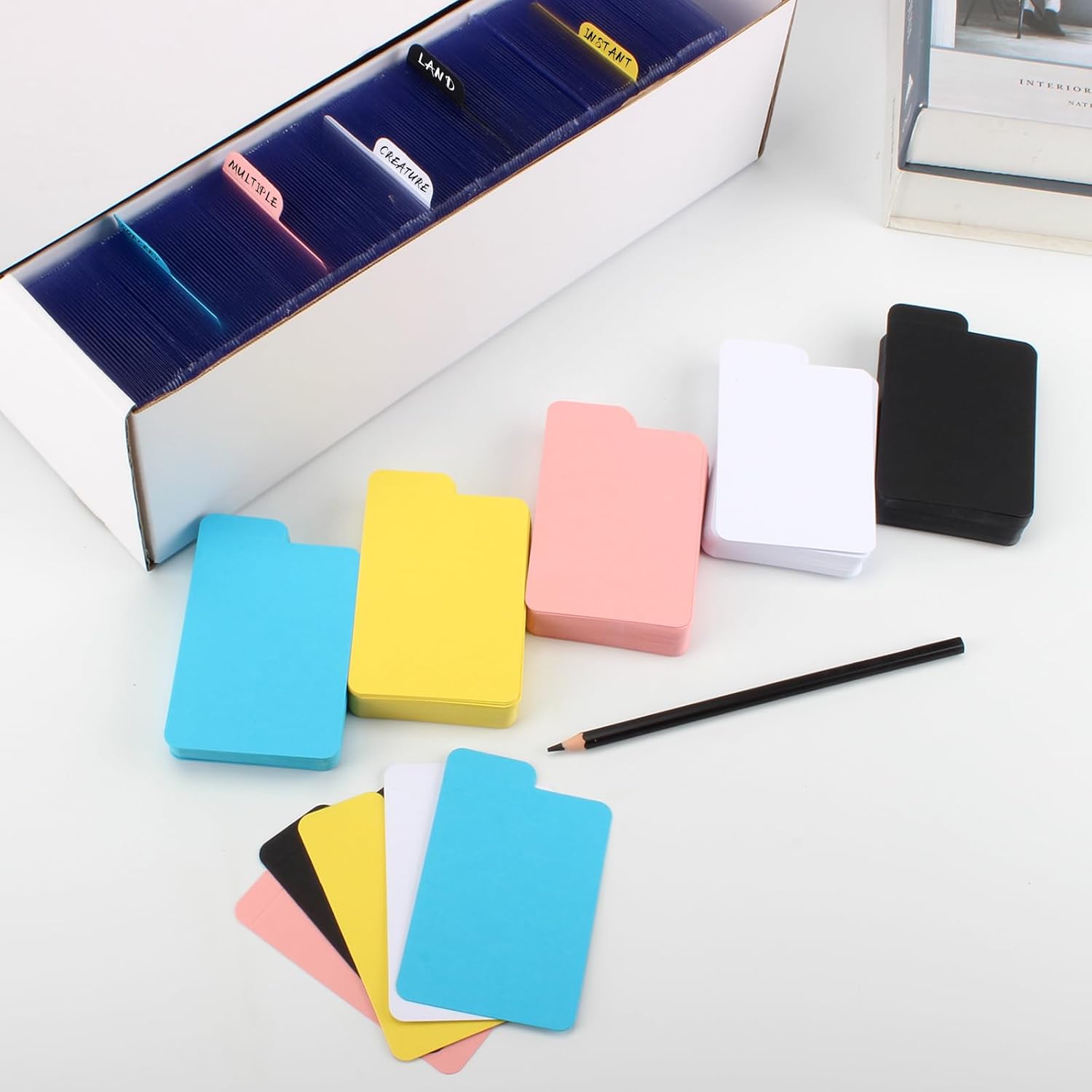 4 Pack Cardboard Storage Boxes for Trading Cards