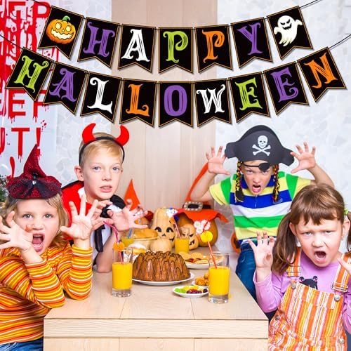 OHOME Halloween Decorations Banner
