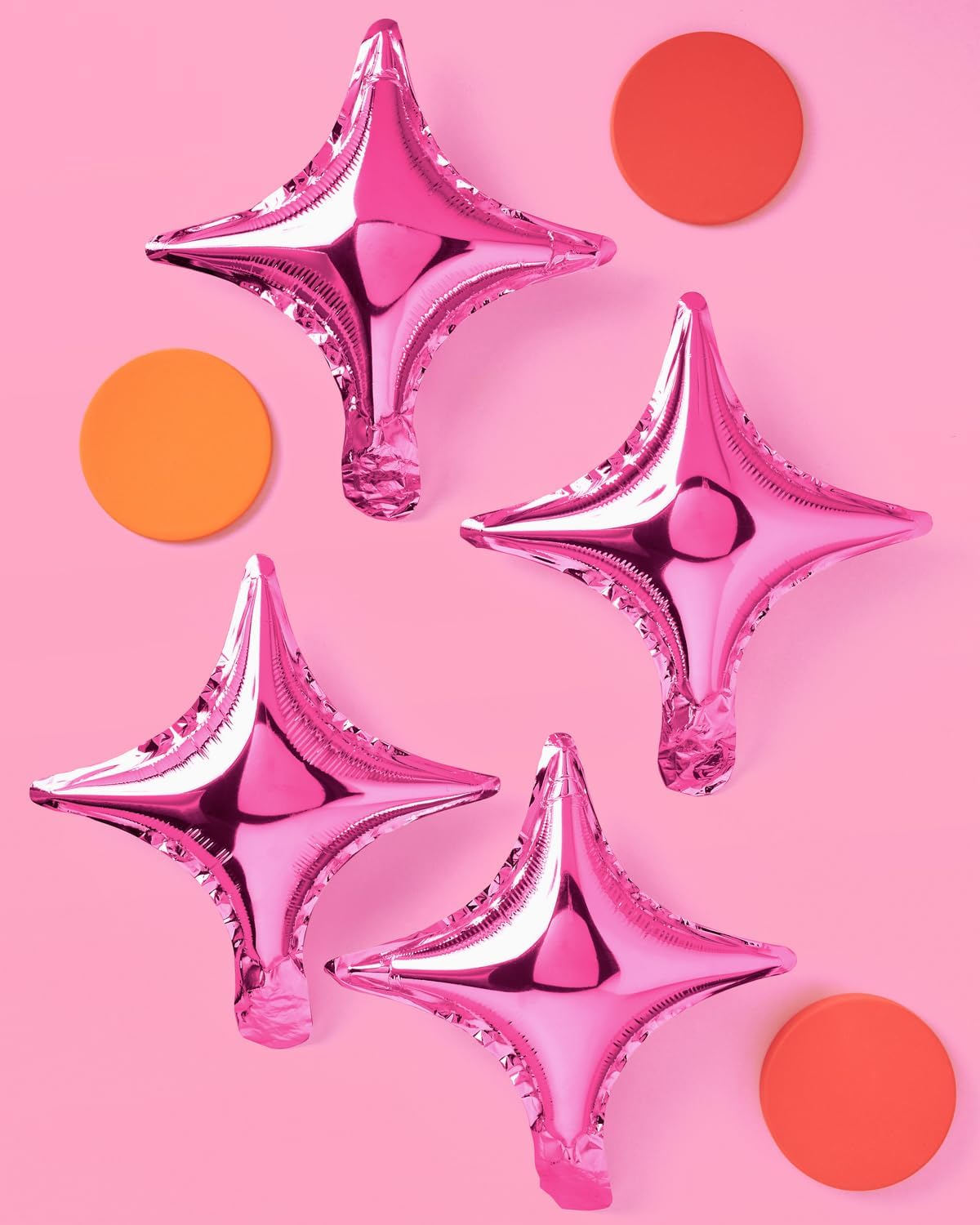 Xo Fetti Pink Sparkle Foil Balloons - 6 Piece Set