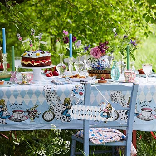 Alice in Wonderland Party Decorations for 16 Guests