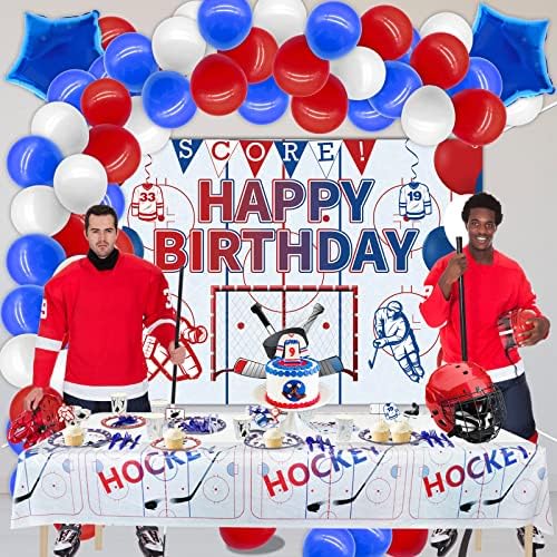Ice Hockey Tablecloth Backdrop Waterproof All-Season One Size