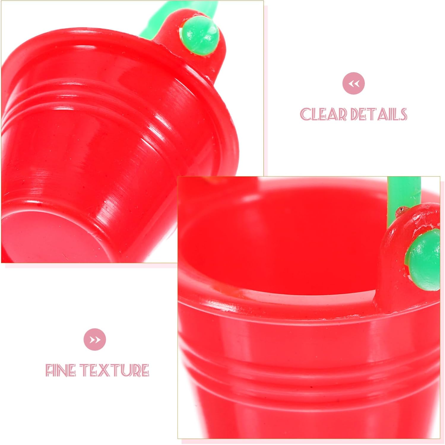 UPKOCH 20PCS Miniature Buckets 112 Scale