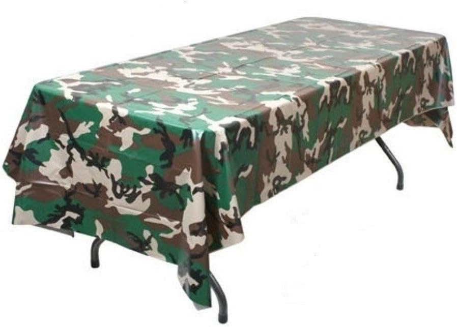 Oojami Camouflage Tablecloths Set of 4 54x108 Inches