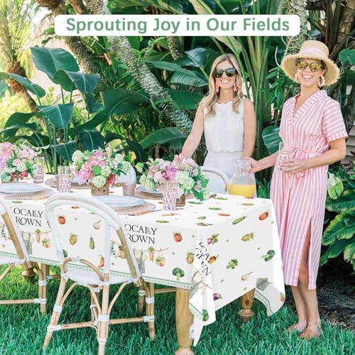 3Pcs Locally Grown Baby Shower Tablecloth Set
