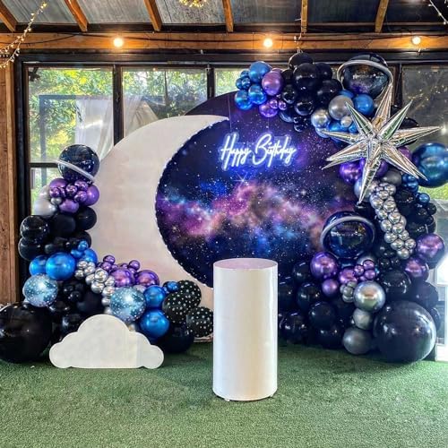 Galaxy Space Balloon Arch Garland Kit 144Pcs Decorations