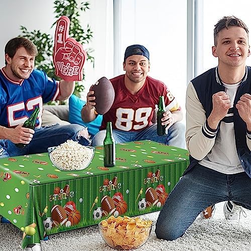 3pcs Sports Birthday Tablecloths All Star Table Covers