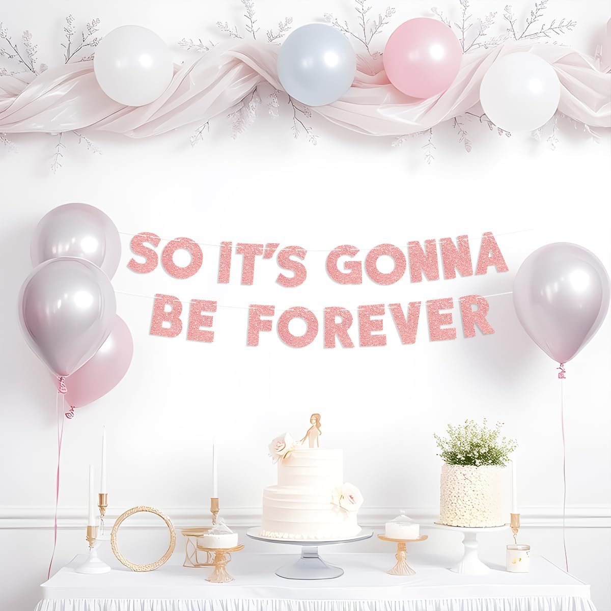 Pre-Strung Bachelorette Party Banner for Engagement Celebrations