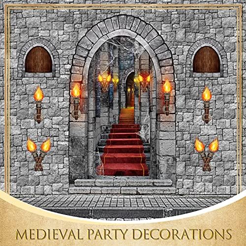 Tallew Medieval Party Decor Pack 13pcs Castle Theme