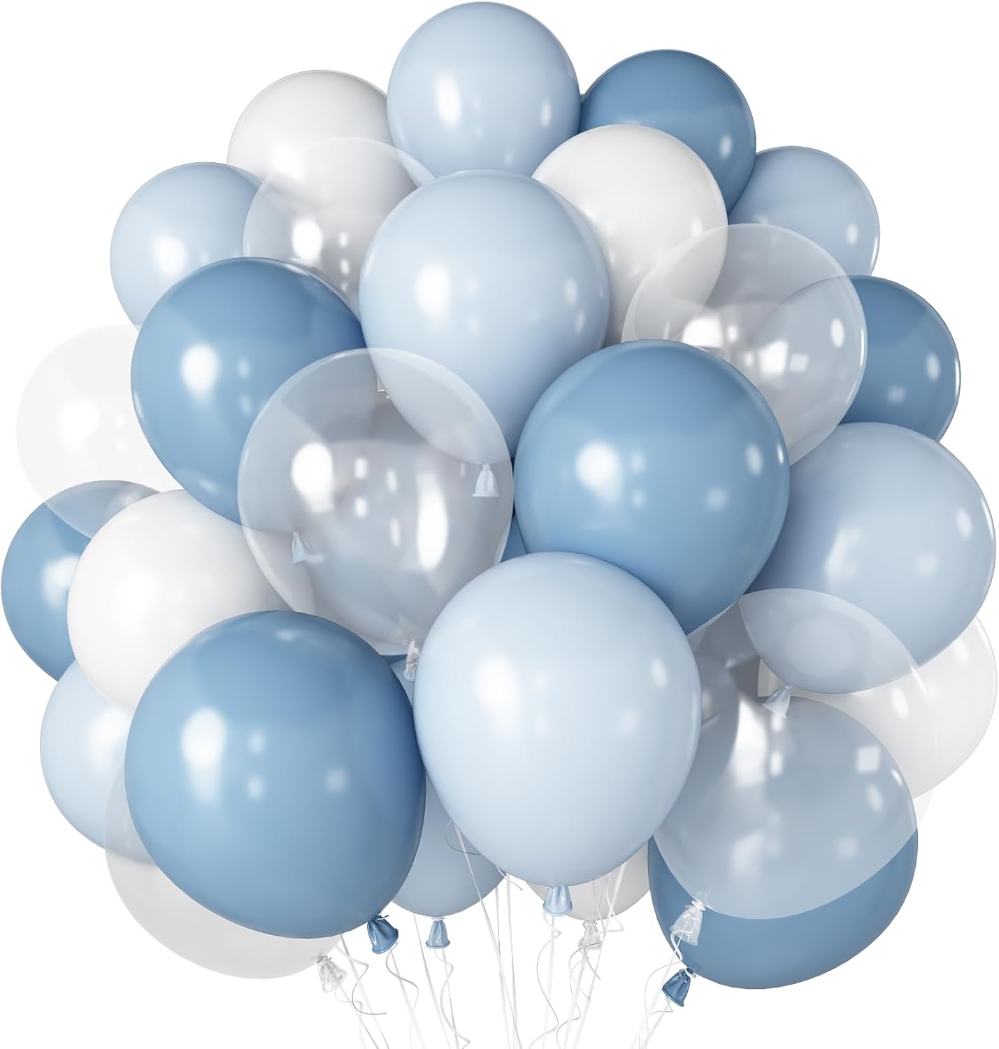 Togvu Dusty Blue Balloons 12 Inch Party Set