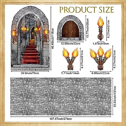 Tallew Medieval Party Decor Pack 13pcs Castle Theme
